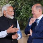 Chancellor Olaf Scholz begins his three-day visit to India today.