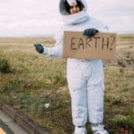 Earth's hitchhiking astronaut