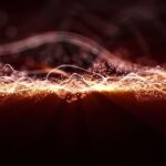 Concept art of the cosmic edge, blending time, space, and energy