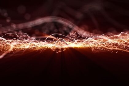 Concept art of the cosmic edge, blending time, space, and energy